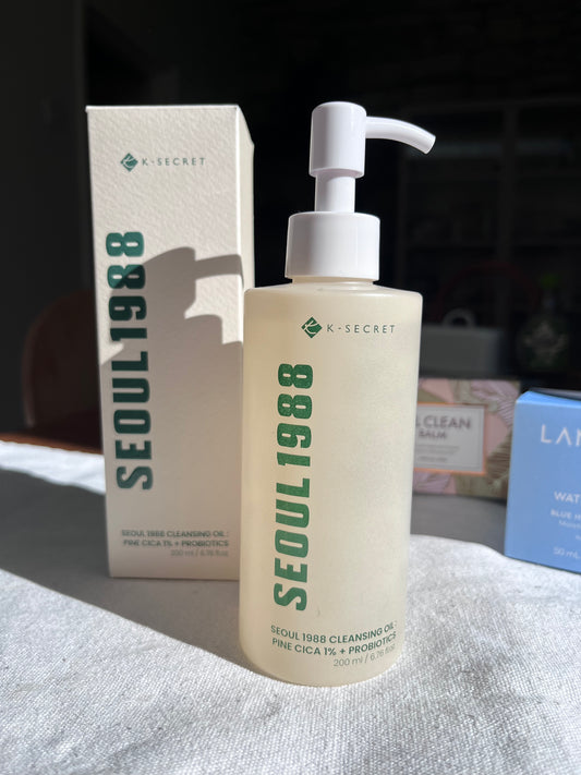 KSECRET - SEOUL 1988 Cleansing Oil : Pine Cica 1% + Probiotics (200ml)