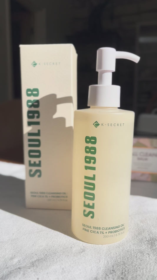 KSECRET - SEOUL 1988 Cleansing Oil : Pine Cica 1% + Probiotics (200ml)